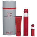 Perry Ellis 360 Red Men 3pcs EDT 100ml/ EDT 7.5ml/ Body Shower 90ml