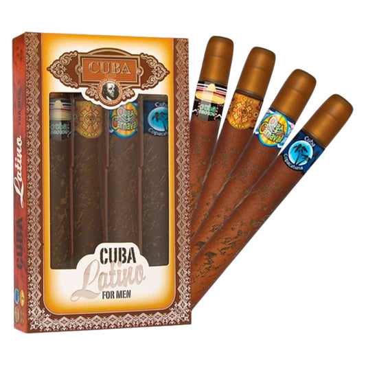 Cuba Latino Set 4 Pz Men EDT 4X35ml (cactus, maya, carnaval, copacabana)