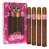 Cuba Latina Set 4pcs Woman EDP 35ml/ Cactus, Maya, Carnaval, Copacabana