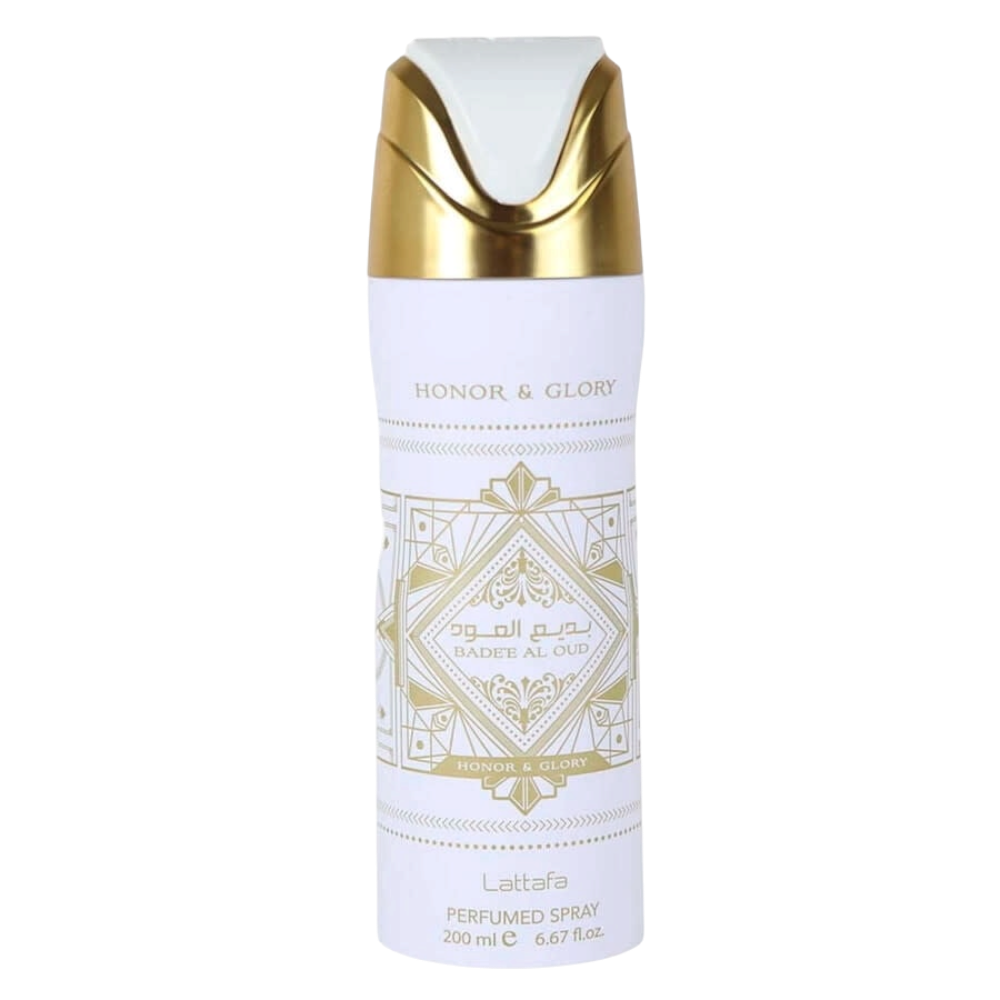 Lattafa Body Spray Badee Al Oud Honor y Glory Unisex 200ml