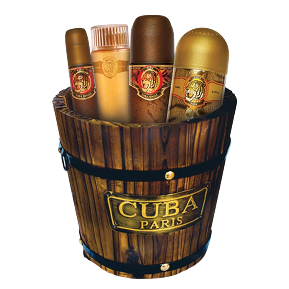Cuba Jungle Tiger Cubetazo Woman 4pcs EDP 100ml/ EDP 35ml/ Desodorante 200ml/ Body Cream 130ml