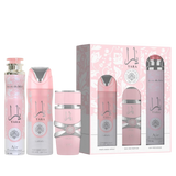 Lattafa Yara Woman Set 3pcs EDP 100ml/ Air Freshener 300ml/ Desodorante 200ml