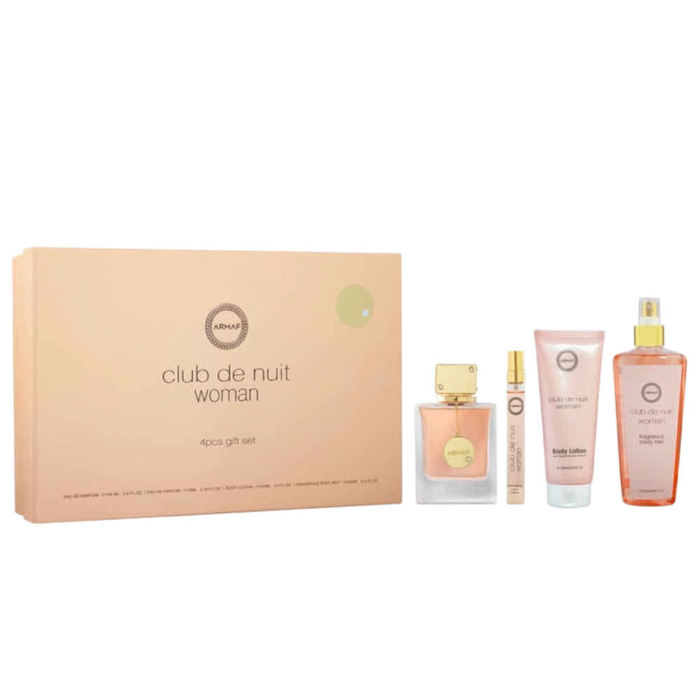 Armaf Club De Nuit Woman Set 4pcs EDP 100ml/ Mini 10ml/ Body Gel 100ml/ Body Mist 200ml
