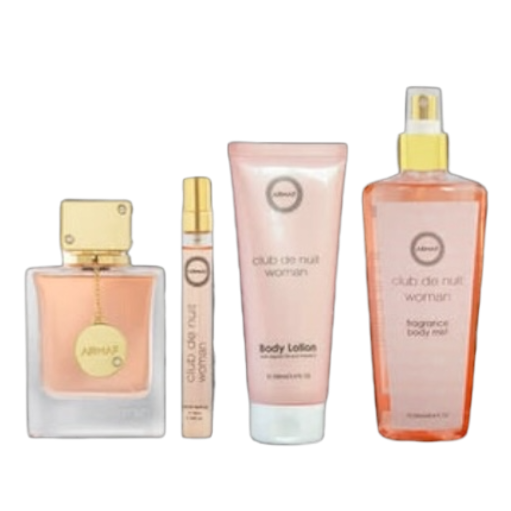 Armaf Club De Nuit Woman Set 4pcs EDP 100ml/ Mini 10ml/ Body Gel 100ml/ Body Mist 200ml