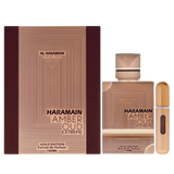 Al haramain Amber Oud Gold Edition Extreme Unisex Set 2pcs Extrait De Parfum 100ml/ Mini Recargable 10ml