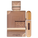 Al haramain Amber Oud Gold Edition Extreme Unisex Set 2pcs Extrait De Parfum 100ml/ Mini Recargable 10ml