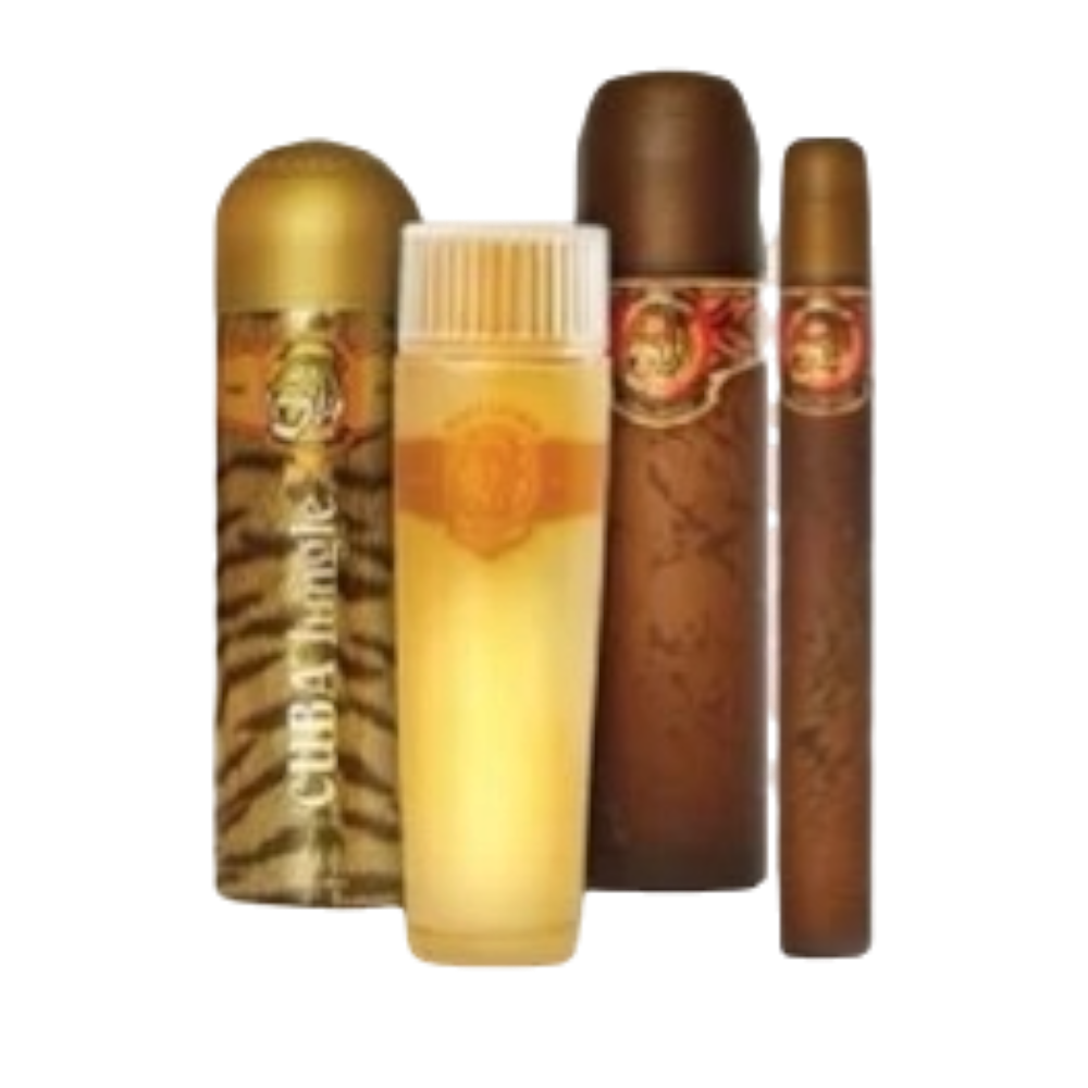 Cuba Jungle Tiger Cubetazo Woman 5pcs EDP 100ml/ EDP 35ml/ Desodorante 200ml/ Body Cream 130ml/ Cubeta