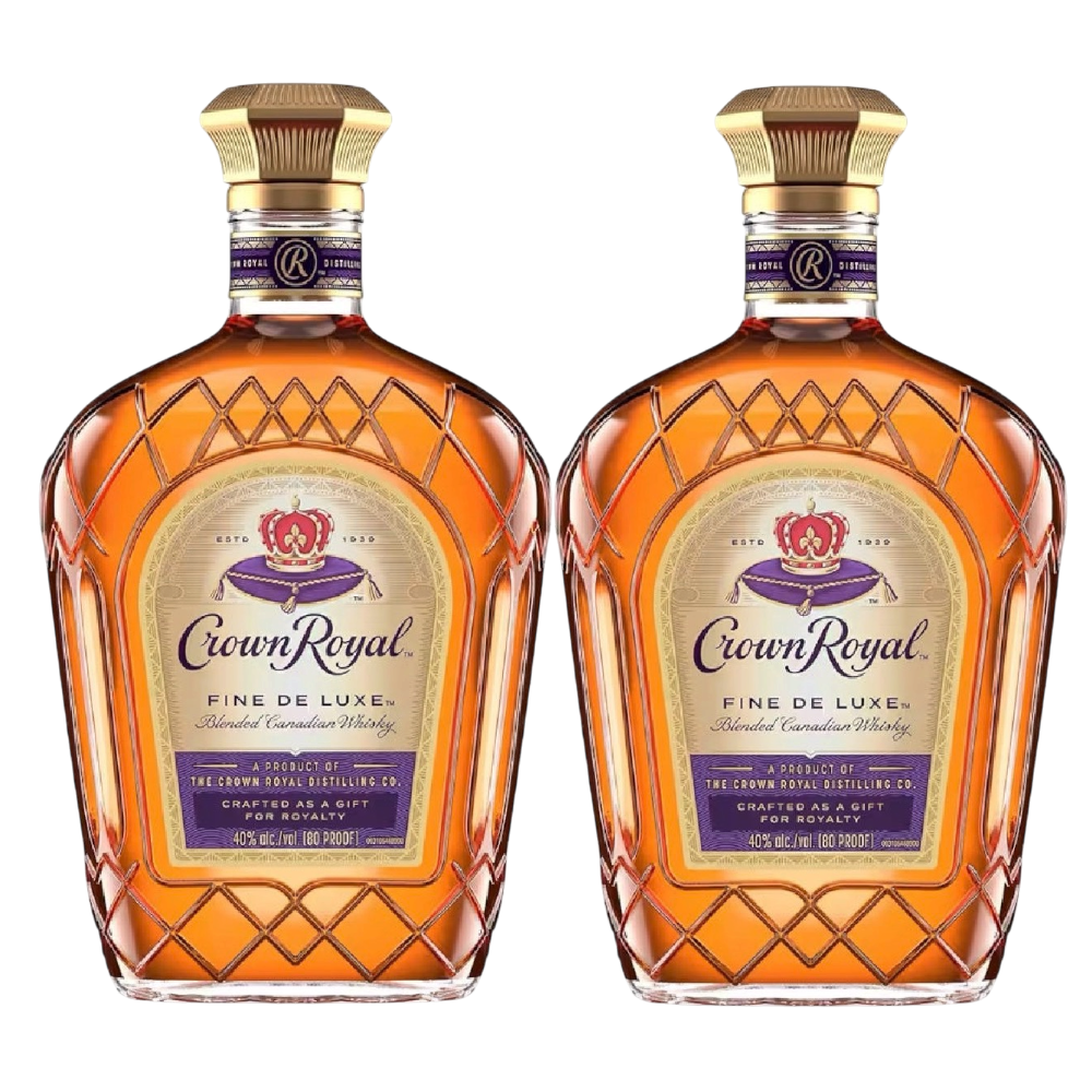 Crown Royal Whisky canadiense 2 Pack Litro