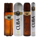Cuba Gold Cubeta Set Men 5 Pz EDT en aerosol de 100 ml, desodorante en aerosol de 190 ml, loción para después del afeitado de 100 ml, EDT en aerosol de 30 ml con balde.