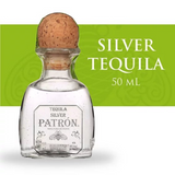 Patron Silver Miniatura 50ml vidrio 6Pack
