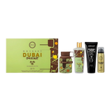 Odyssey Dubai Chocolate Men Set 4Pcs EDP 100ml/ Shower Gel 100ml/ Body Spray 50ml/ Shampoo 250ml
