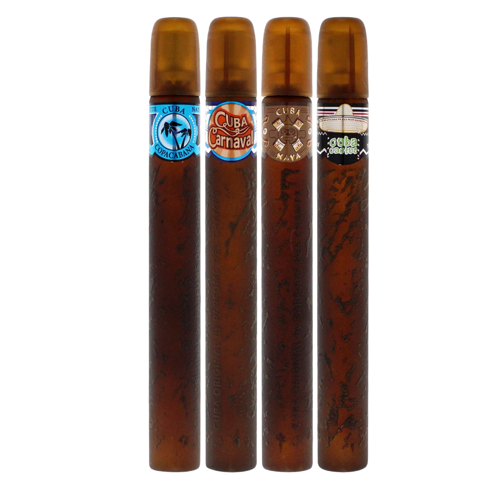 Cuba Latino Set 4 Pz Men EDT 4X35ml (cactus, maya, carnaval, copacabana)