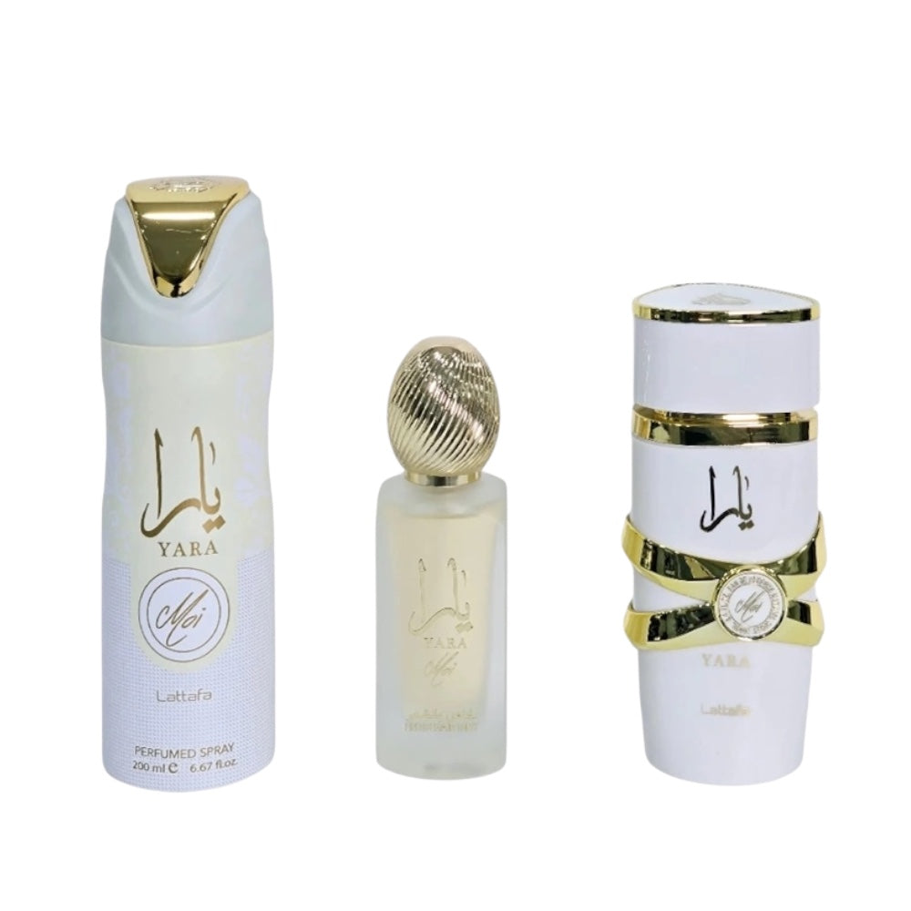 Lattafa Yara Moi Set 3pcs Woman EDP 100ml/200ml/50ml