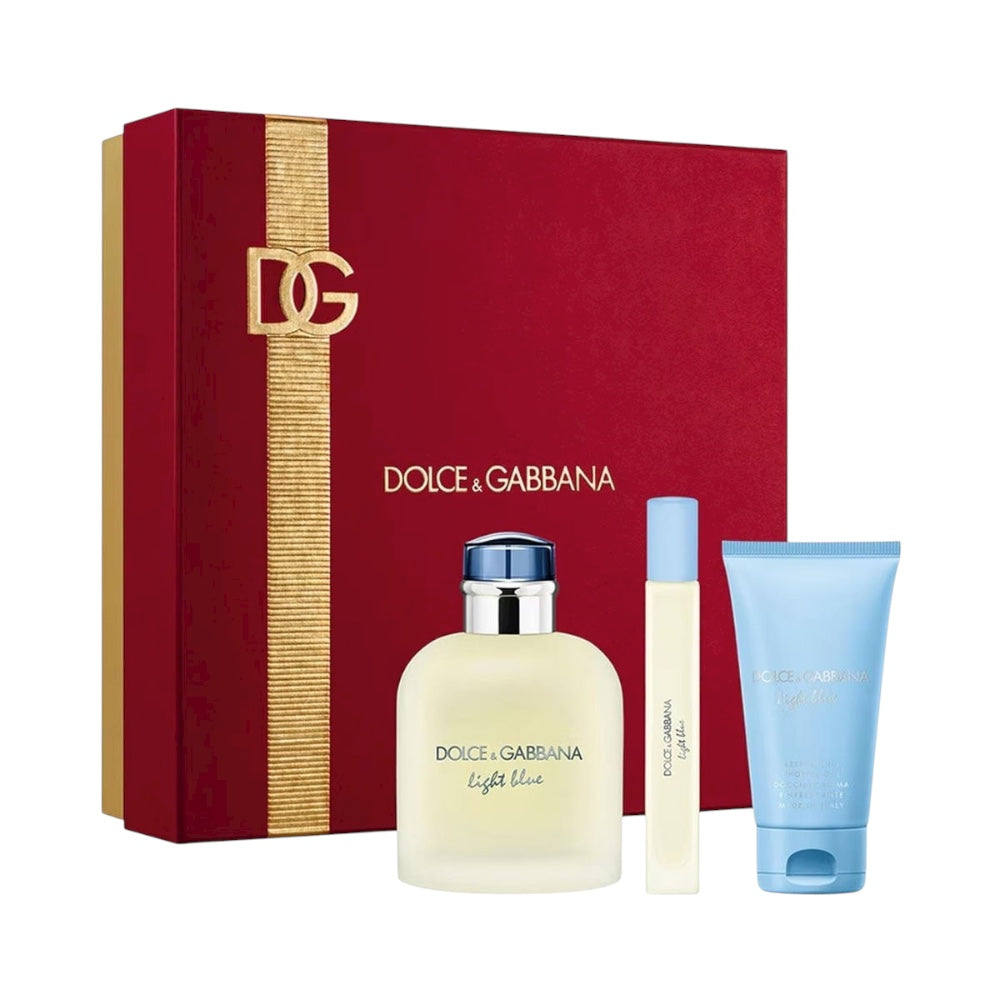 Dolce & Gabbana Light Blue Pour Homme M EDT 125ml/ Shower Gel  50ml/ EDT 50ml