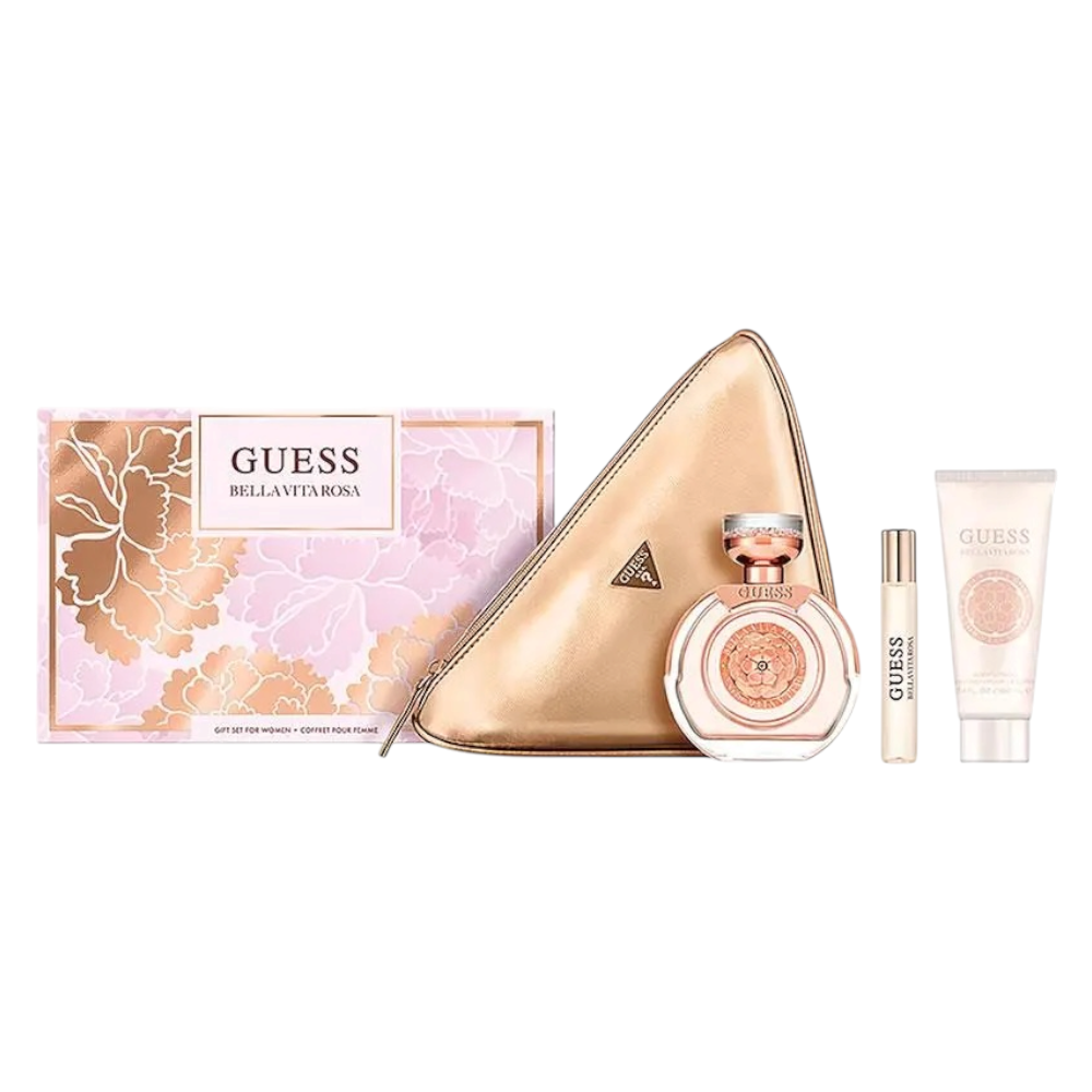 Guess Bella Vita Rosa Woman Set 4 Pz EDT 100ml/ Body Lotion 100ml/ EDT 15ml/ Bag
