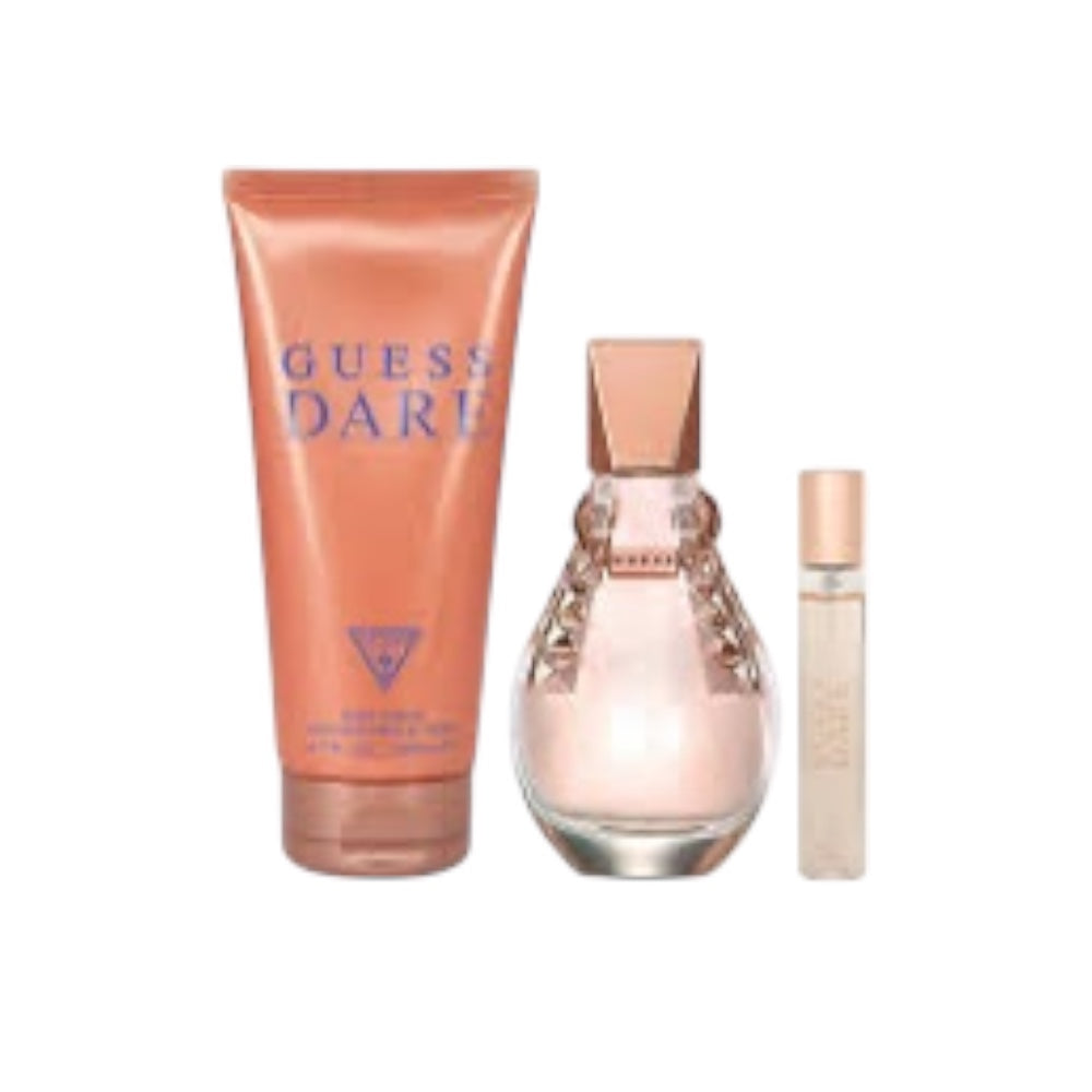 Guess Dare Woman Set 3 Pz EDT 100ml/ EDT 15ml/ Body Lotion 200ml