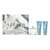 Azzaro Chrome Men 3 Pcs EDT 100ml/ Shampoo 75ml/ Body Shower 75ml