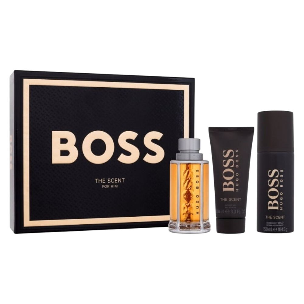 Hugo Boss The Scent Set 3 pz Men EDT 100 ml/ Deo Spray 148ml/ Gel Ducha 100ml