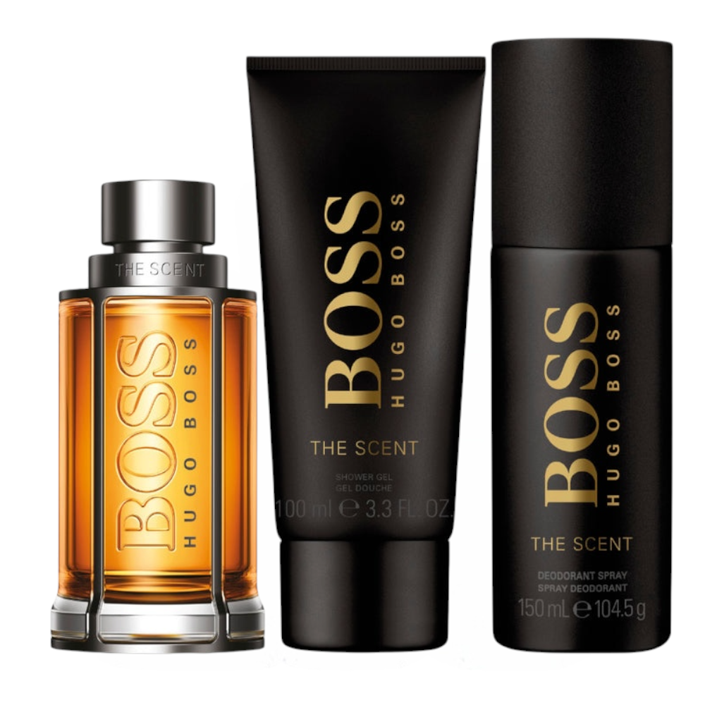 Hugo Boss The Scent Set 3 pz Men EDT 100 ml/ Deo Spray 148ml/ Gel Ducha 100ml