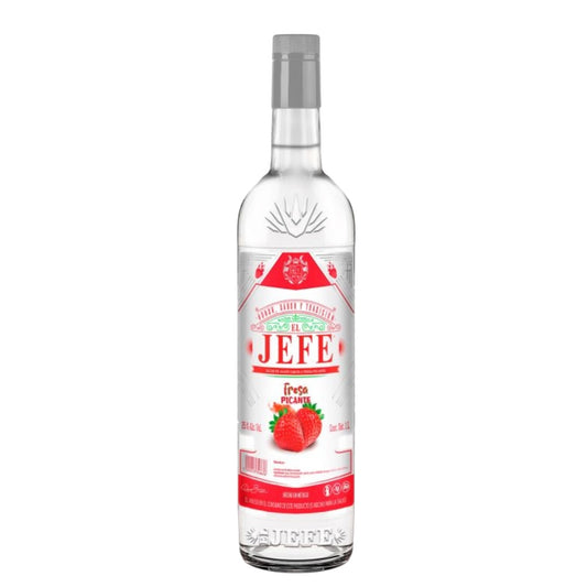 Licor De Agave El Jefe Fresa Picante 1 Litro