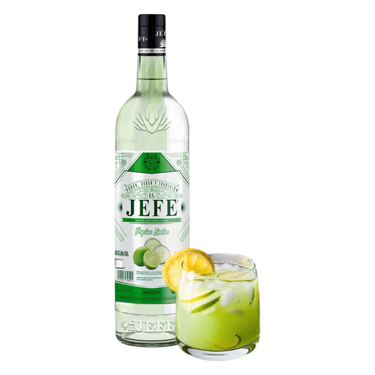 Licor De Agave El Jefe Pepino Limon 1 Litro