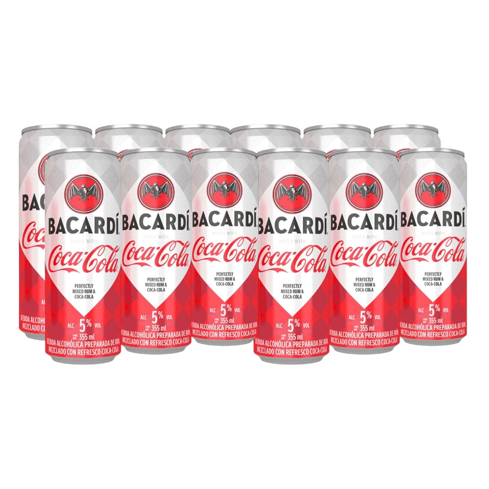 Bacardi Coca Cola Lata 12Pack 473ml