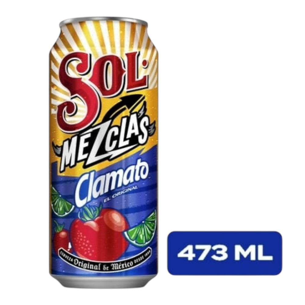 Cerveza Sol Clamato Lata 12 Pack 473ml