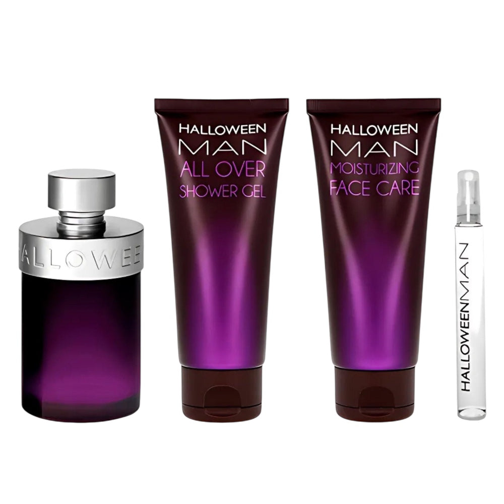 Halloween Man Set 4 pz EDT 125ml/ EDT 10ml/ Shower Gel 100ml/ Moisturising Face Care 100ml