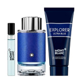 Mont Blanc Explorer Ultra Blue Men Set 3 pz EDP 100 ml/ Shower Gel 100ml/ EDP 7.5 ml
