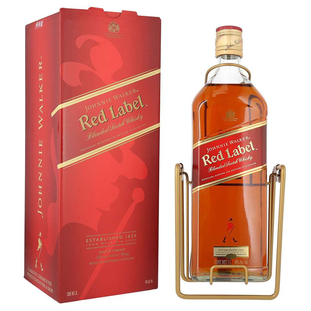 Johnnie Walker Red Label Columpio 3 Litros