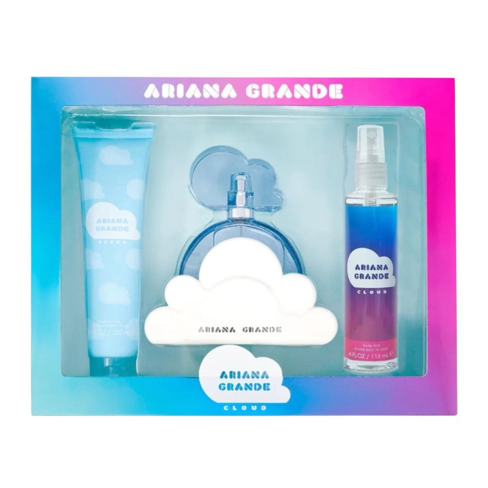 Ariana Grande Cloud Woman Set 3 Pz EDP 100ml/100ml Body Souffle/ 125 Body mística