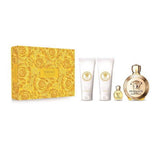 Versace Eros Pour Femme Set 4 Pz Woman EDP 100ml/ Gel De baño 100ml/ Body Lotion 100ml/ EDP 5 ml