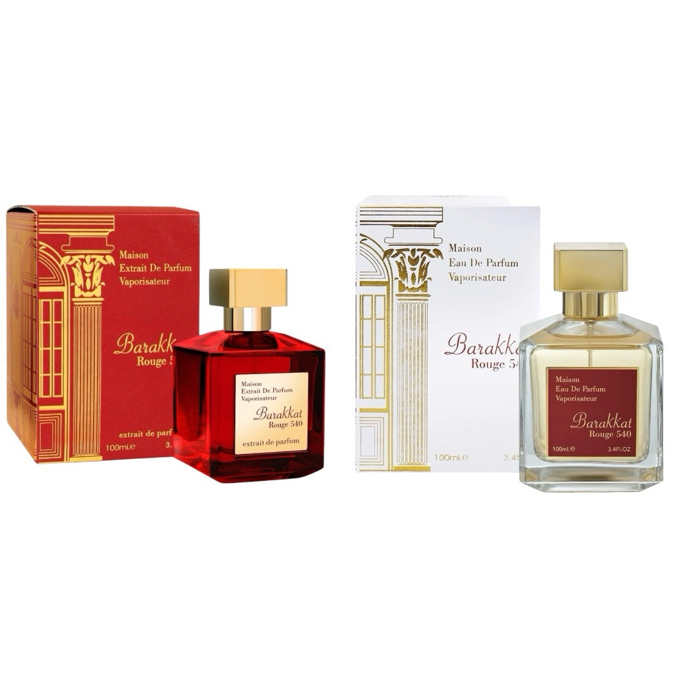 Maison Barakkat Rouge 540 Extrait De Perfum Unisex 100ml + Barakkat Rouge 540 EDP 100ml