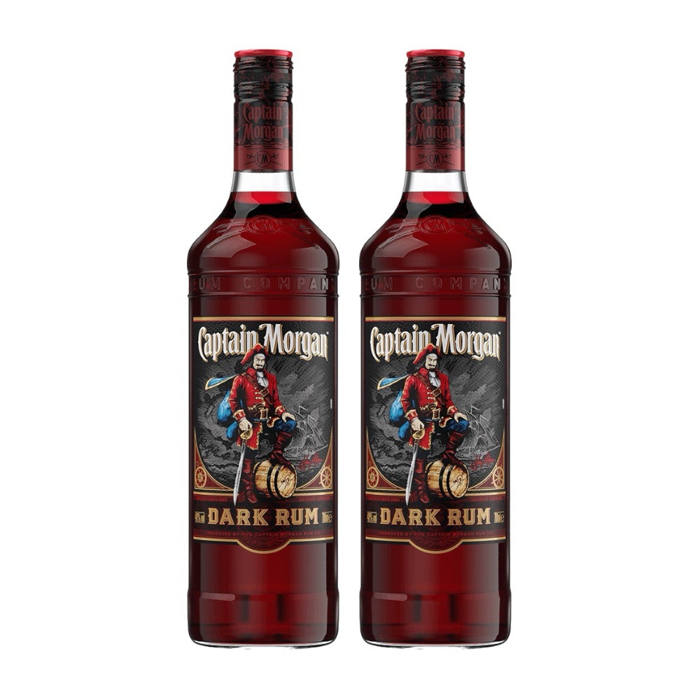 Captain Morgan Dark 2 pack Litro