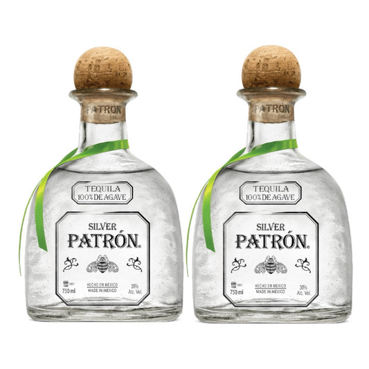 Tequila Patron Silver Blanco 2 pack 750ml