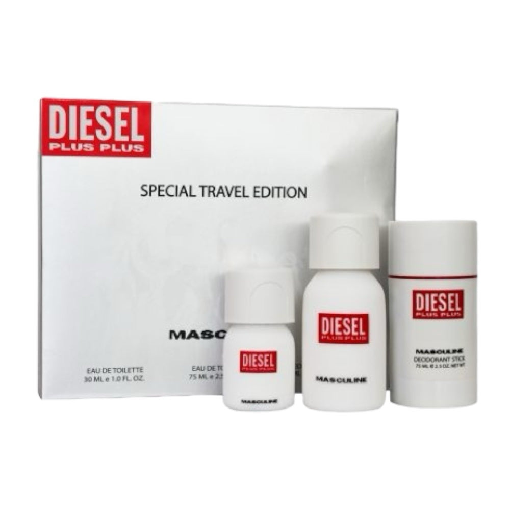 Diesel Set Plus Plus Masculine 3 pz EDT 75ml+30ml+Desodorante