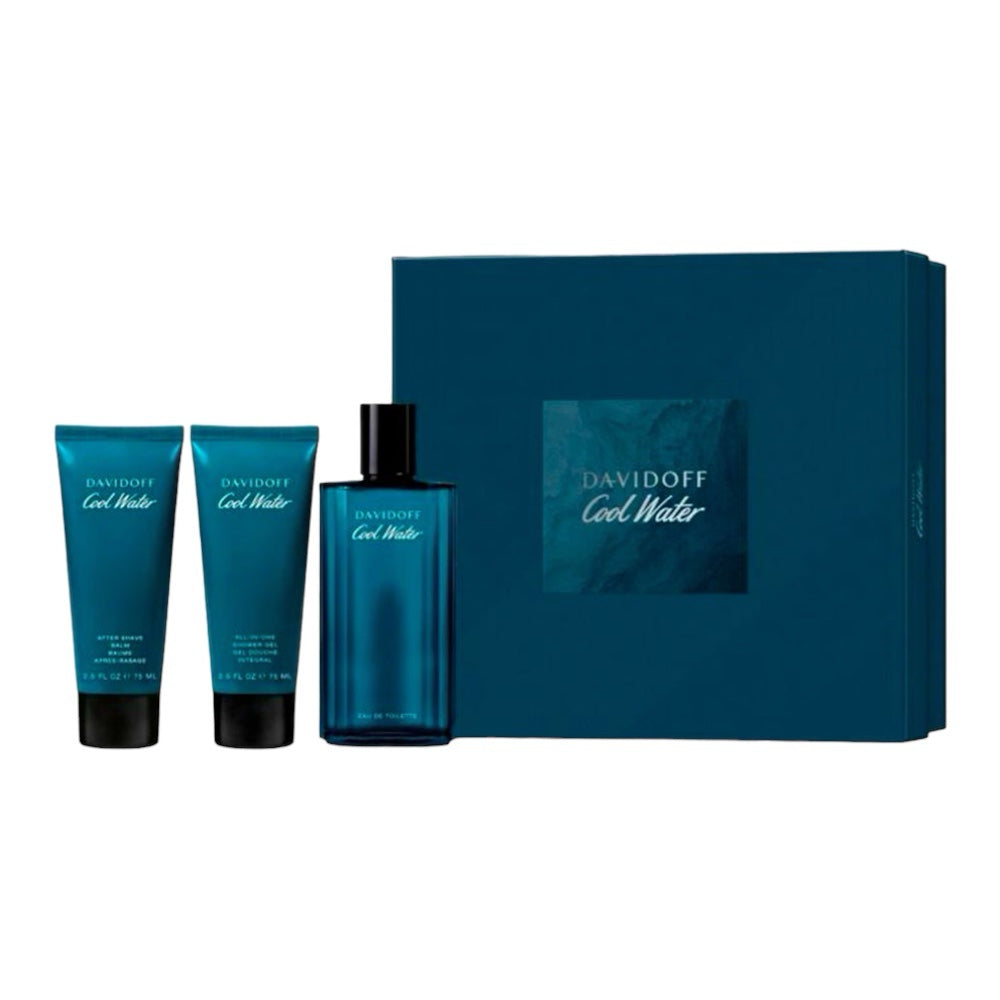 Davidoff Cool Water Men Set 3pz EDT 125 ml/Shower G 75ml/ After SB 75ml