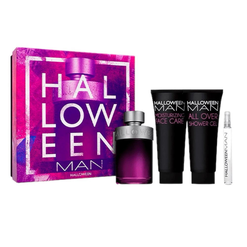 Halloween Man Set 4 pz EDT 125ml/ EDT 10ml/ Shower Gel 100ml/ Moisturising Face Care 100ml
