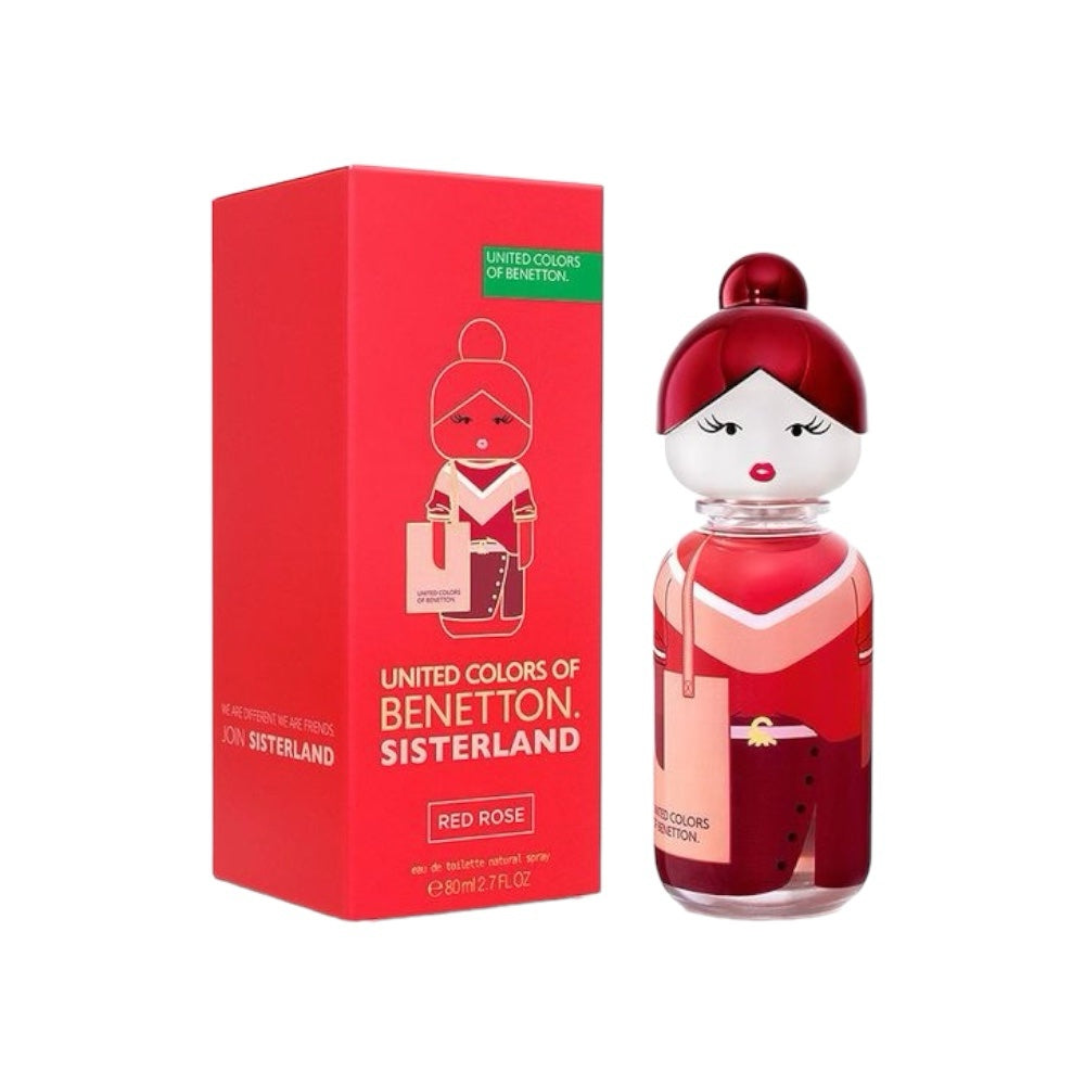 Benetton Sisterland Red Rose Women EDT 80ml