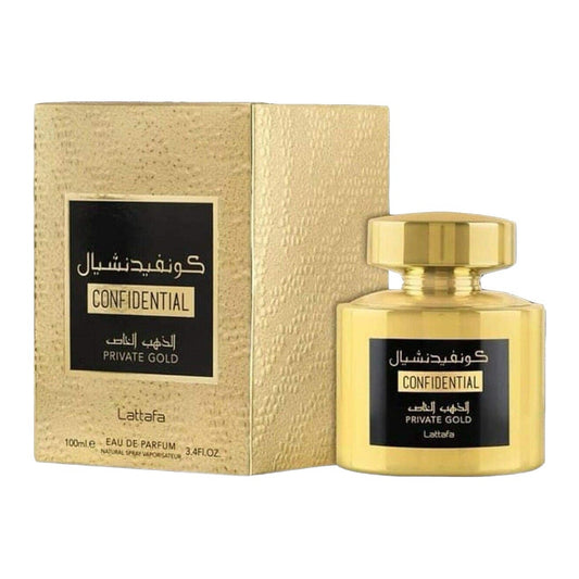 Lattafa Confidential Private Gold Unisex EDP 100ml