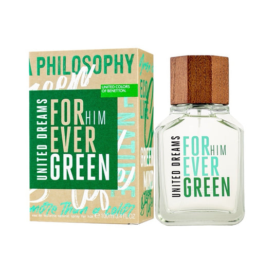 Benetton United Dreams Colors Forever Green Men EDT 100ml