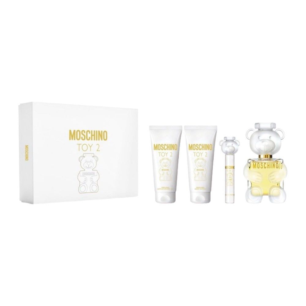 Moschino Toy 2 Women Set 4 Pz EDP 100ml/ EDP 10ml/ Showe Gel 100ml/ body Lotion 100ml