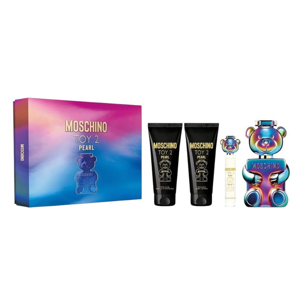 Moschino Toy 2 Pearl Woman Set 4 Pz EDP 100ml/ EDP 5ml/ Shower Gel 100ml/ Body Lotion 100ml