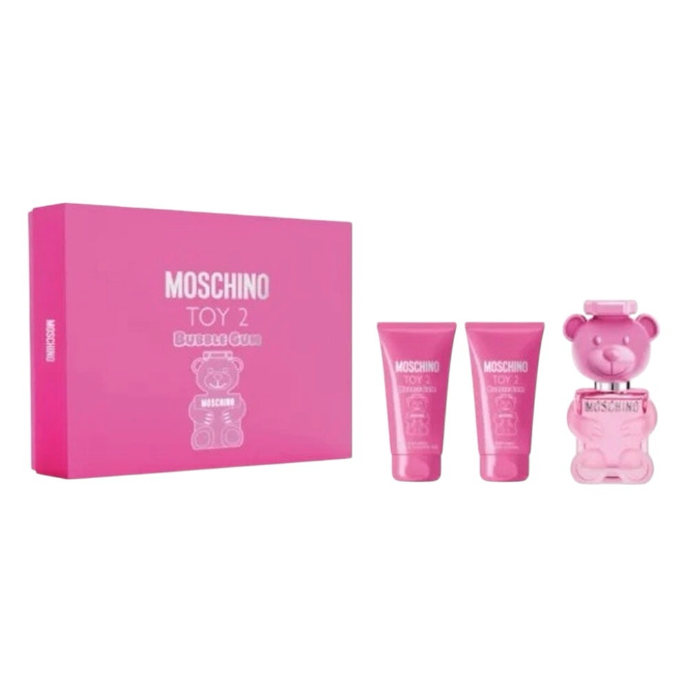Moschino Toy 2 Bubble Gum Women Set 3 Pz EDT 50ml/ Body Lotion 50ml/ Shower Gel 50ml