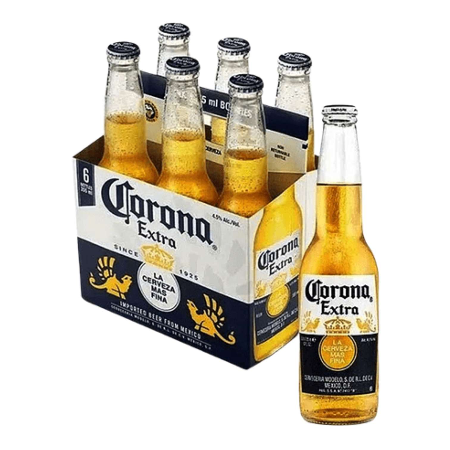 Cerveza Corona Extra Botella 6 pack 355ml - GuateSelectos - Guatemala