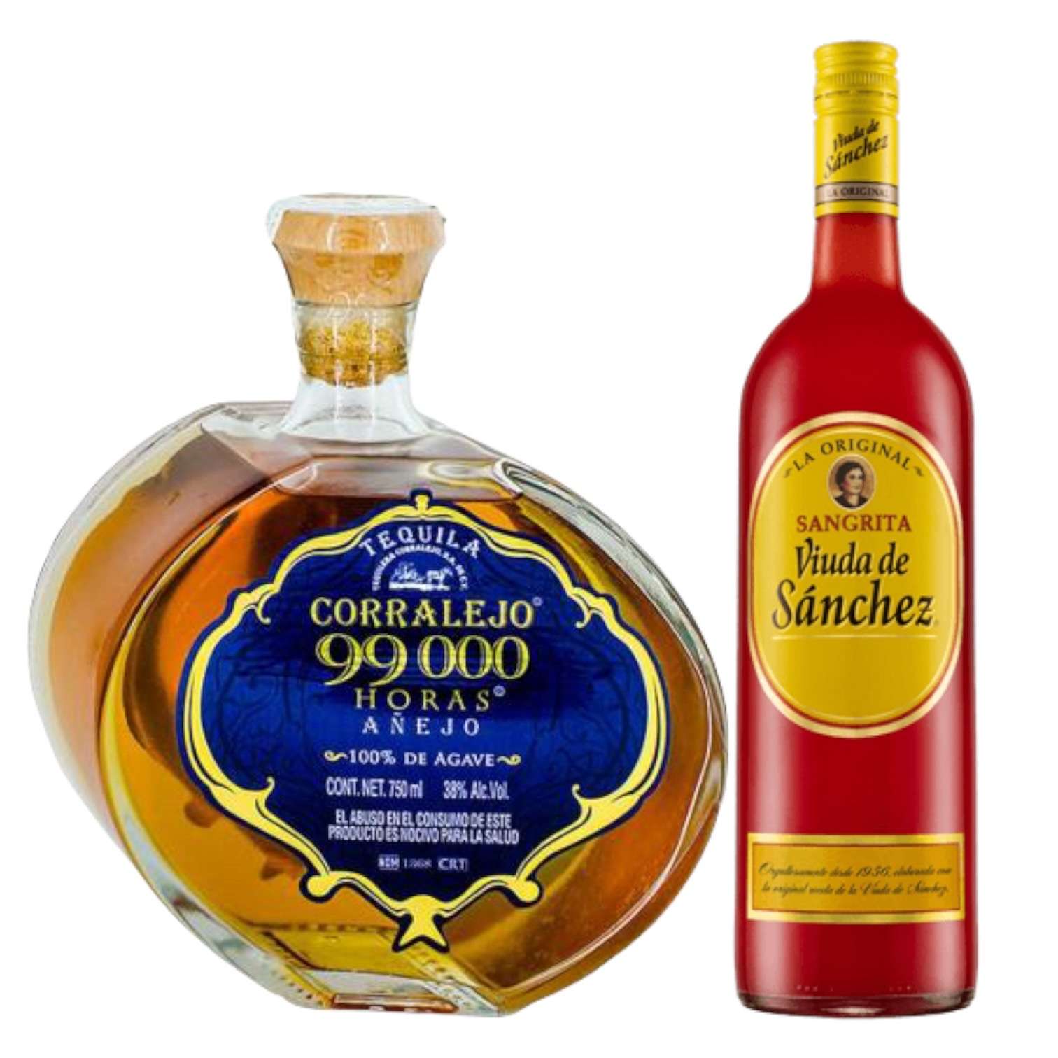 - Sangrita 750 Tequila Guatemala GuateSelectos - Litro ml+ Corralejo 99,000 Horas Añejo