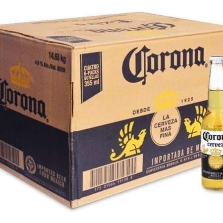 Cerveza Corona Extra Botella 24 pack 355ml - GuateSelectos - Guatemala